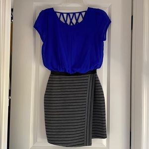 Blue and gray dress 💙